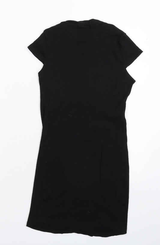 PRETTYLITTLETHING Womens Black Bodycon Size 12