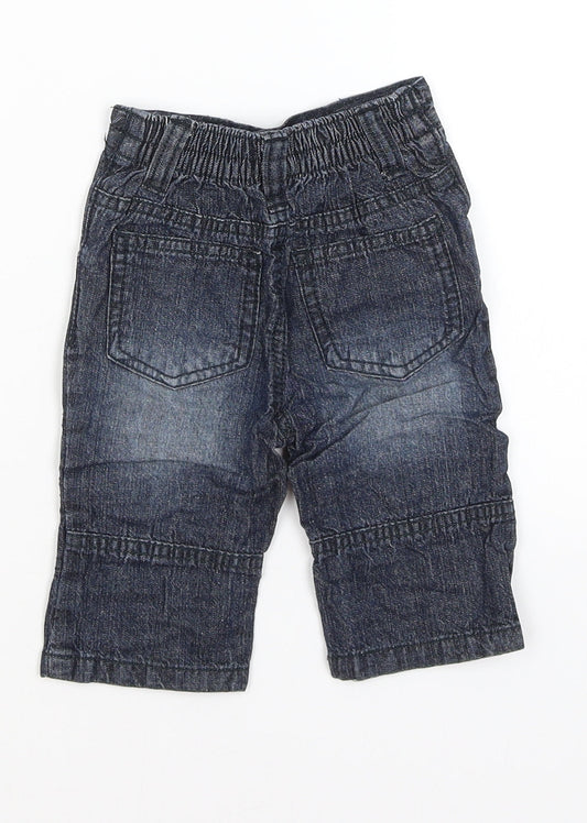 Early Days Baby Blue Capri Trousers Size 3-6 Months