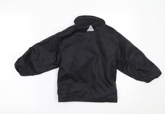 Blue Max Boys Black Basic Coat Coat Size 3-4 Years