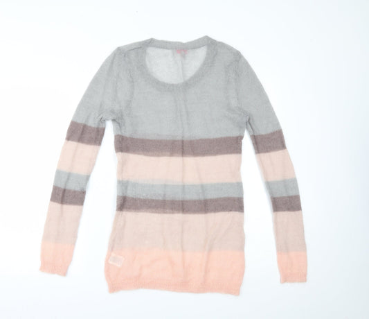 Womens UK Size L Gharani Strok Multicoloured Pullover Jumper