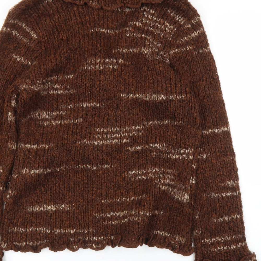 Womens UK Size M Casamia Brown Pullover Jumper