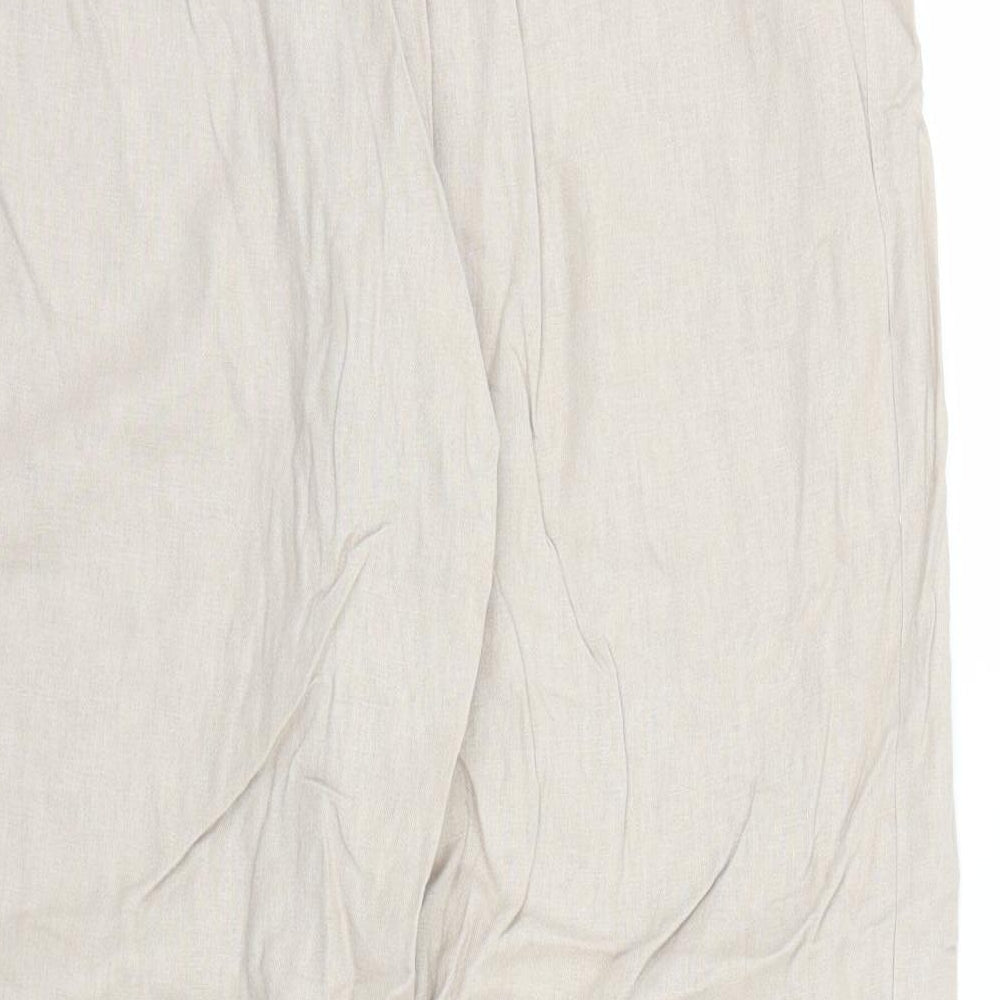 Womens UK Size 18 Evie Regular Fit Beige Trousers