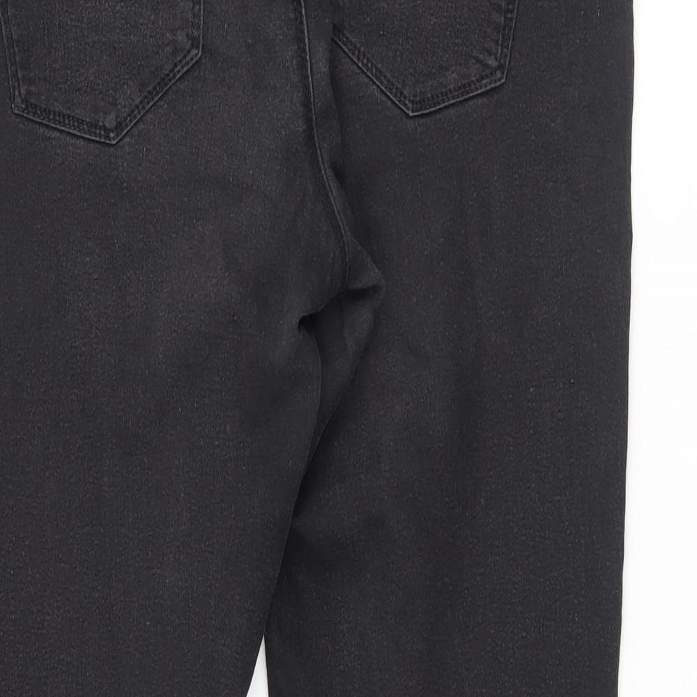 Womens UK Size 12 Denim and co Regular Fit Skinny Black Jeans
