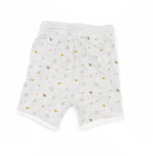 George Boys Grey Sweat Shorts Size 6-7 Years