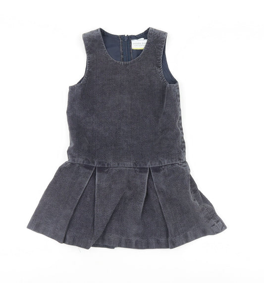 Denby Dale Girls Blue Pinafore/Dungaree Dress Size 6 Years