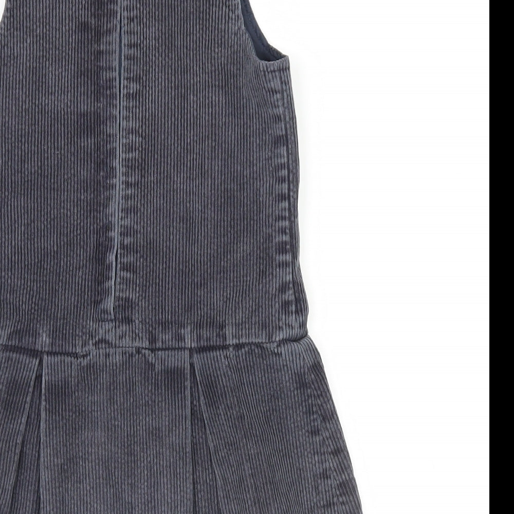 Denby Dale Girls Blue Pinafore/Dungaree Dress Size 6 Years