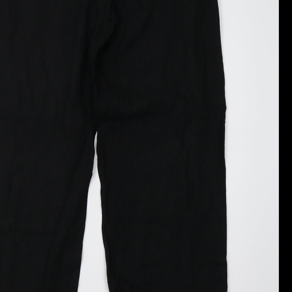Matalan Womens Black Trousers Size 12 L28 in
