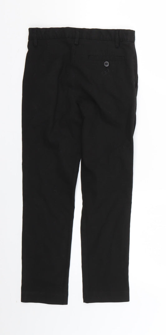 NEXT Boys Black Cropped Trousers Size 9 Years