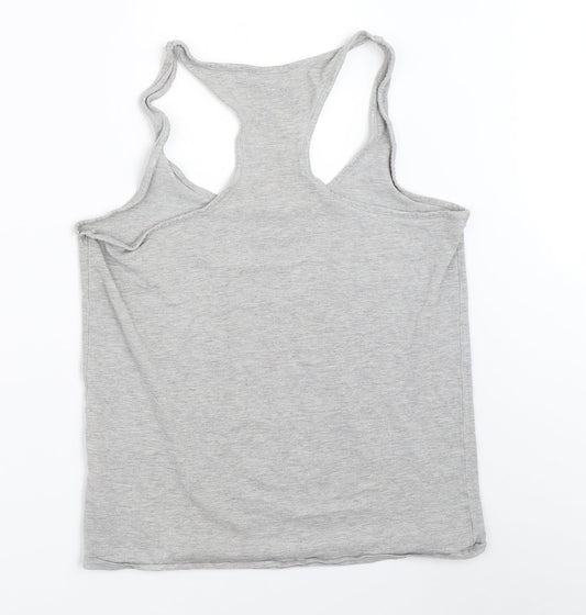 Golddigga Womens Grey Basic Tank Size 14