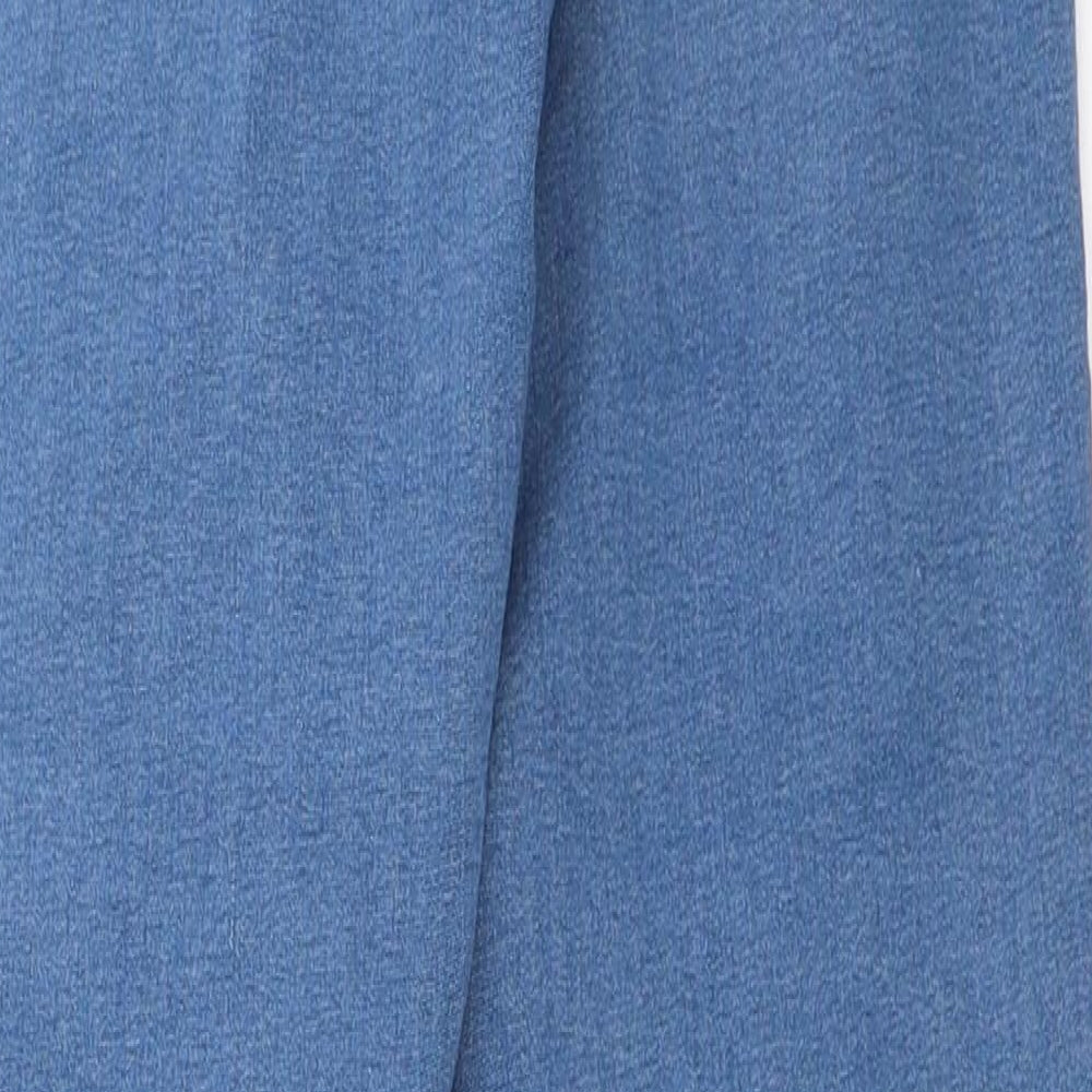 Topshop Womens Blue Skinny Jeans Size 28 in L32 in