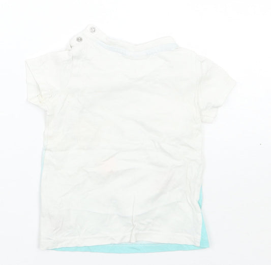 Disney Baby Boys Blue Basic T-Shirt Size 12 Months