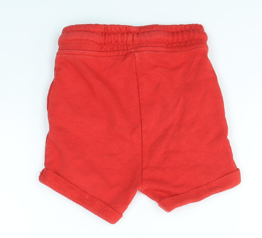 George Baby Red Sweatpants Trousers Size 18-24 Months