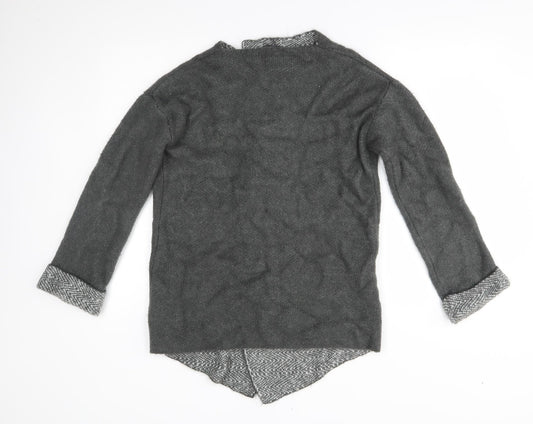 Primark Womens Grey Cardigan Jumper Size XS