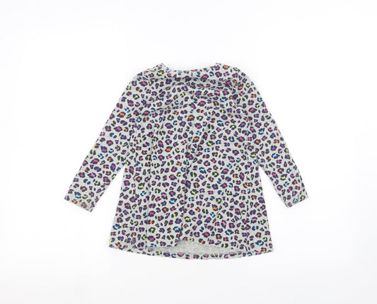 Land's End Girls Grey Basic T-Shirt Size 3 Years