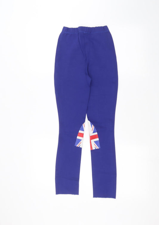 Knotty dog Girls Blue Sweatpants Trousers Size M