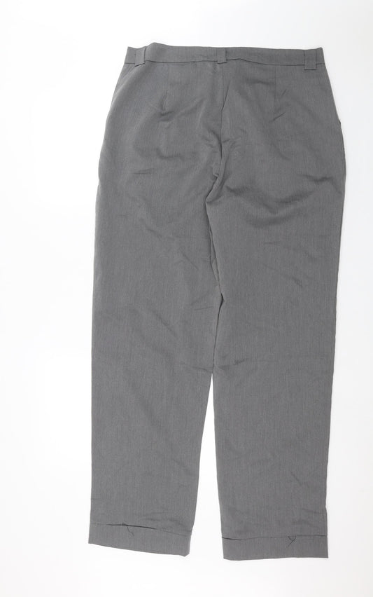 MissLook Womens Grey Trousers Size 2XL L28 in