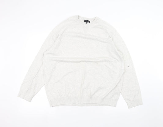 Womens UK Size XL Red Herring White Pullover Jumper