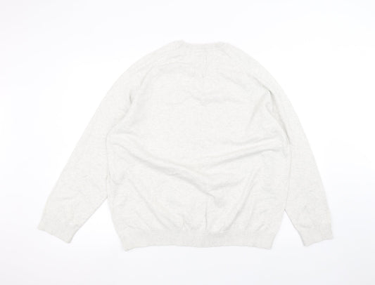 Womens UK Size XL Red Herring White Pullover Jumper