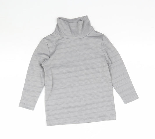Crane Girls Grey Basic T-Shirt Size 3-4 Years