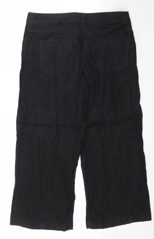 NEXT Womens Black Trousers Size L L28 in