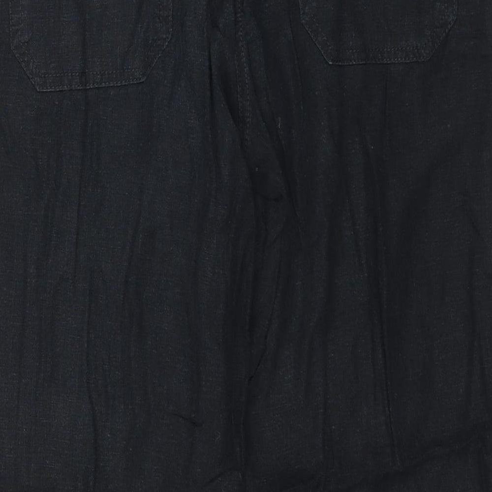NEXT Womens Black Trousers Size L L28 in