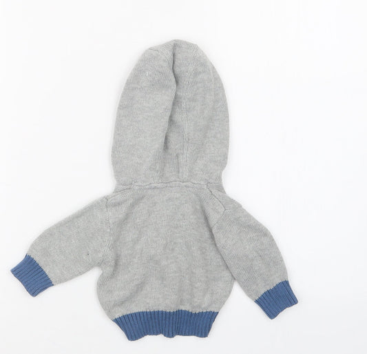 TU Boys Grey Knit Pullover Jumper