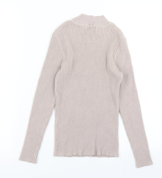 Primark Womens Pink Knit Pullover Jumper Size M