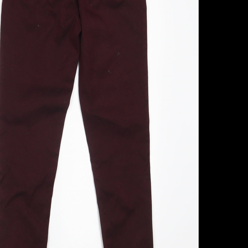 F&F Womens Purple Denim Jegging Jeans Size 10 L27 in