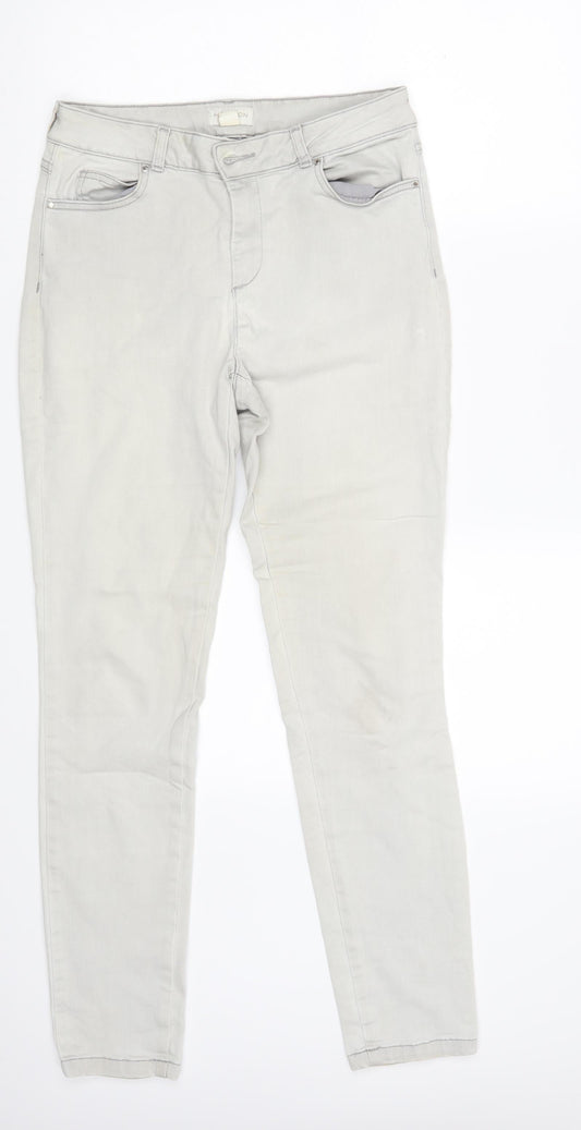 Womens UK Size 10 Monsoon Slim Fit Skinny White Jeans
