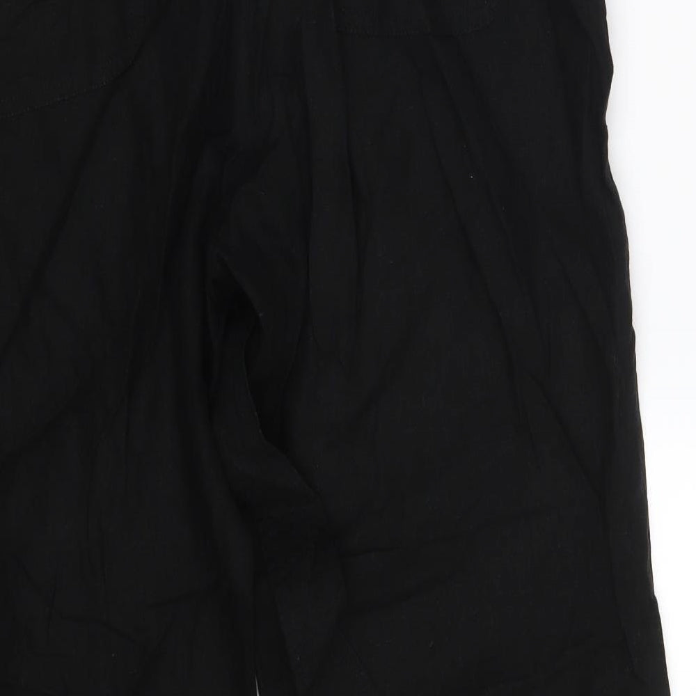 Womens UK Size 16 Dorothy Perkins Regular Fit Bloomer Black Trousers