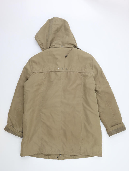 Womens UK Size M Bonmarché Brown Overcoat