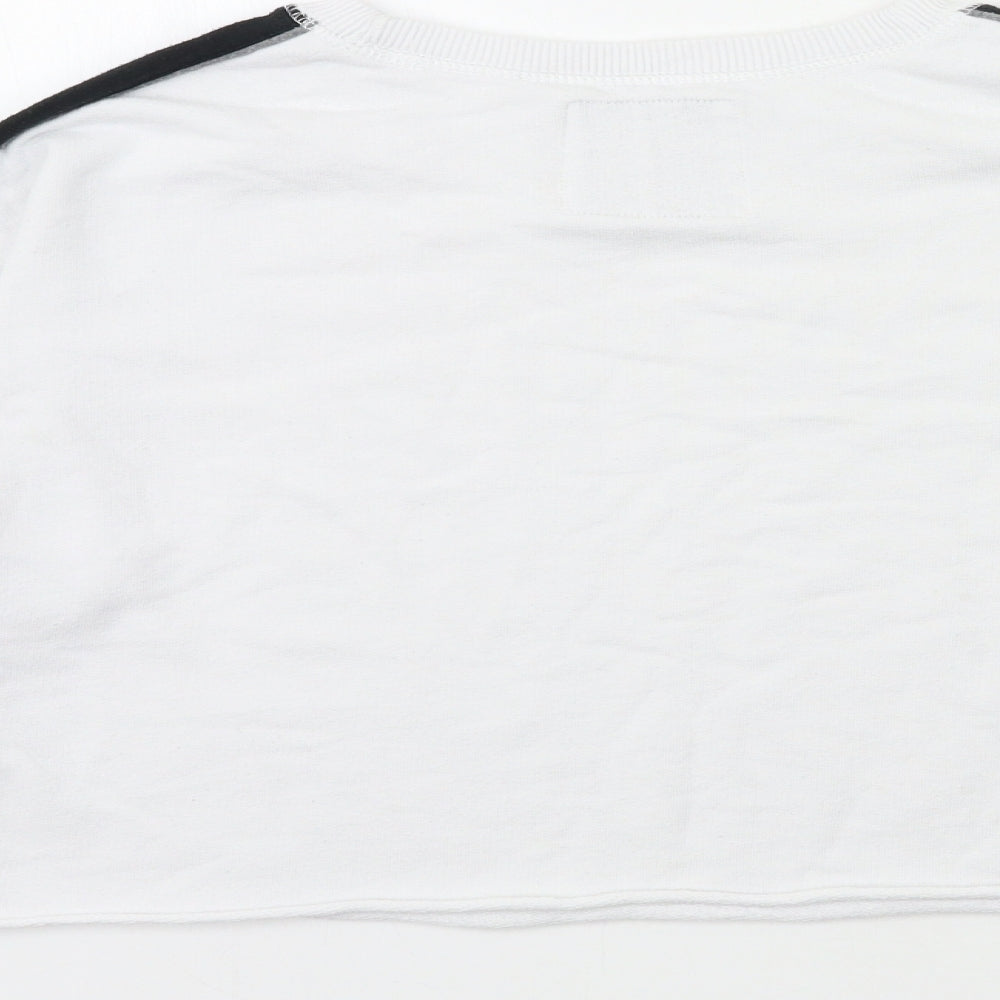 Hollister Womens White Pullover Sweatshirt Size S