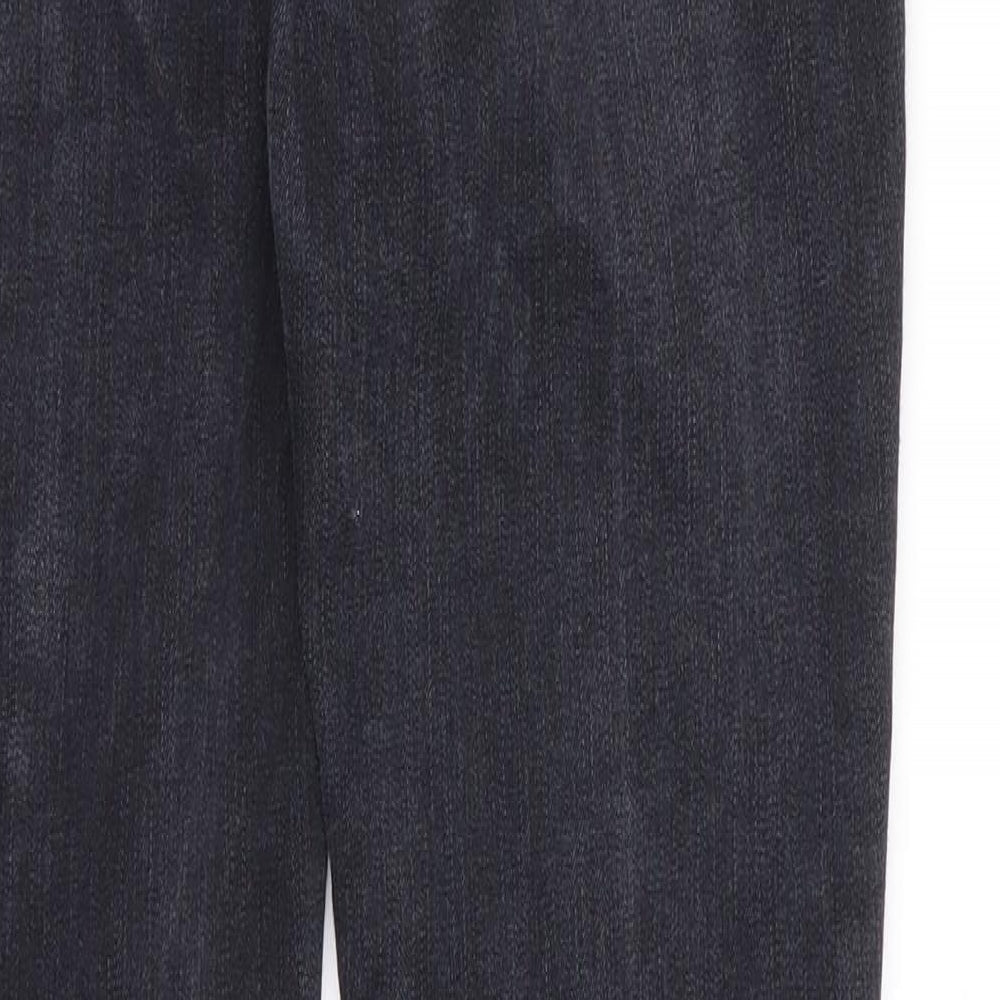 New Look Womens Grey Skinny Jeans Size 6 L28 in - RIPPED JEANS