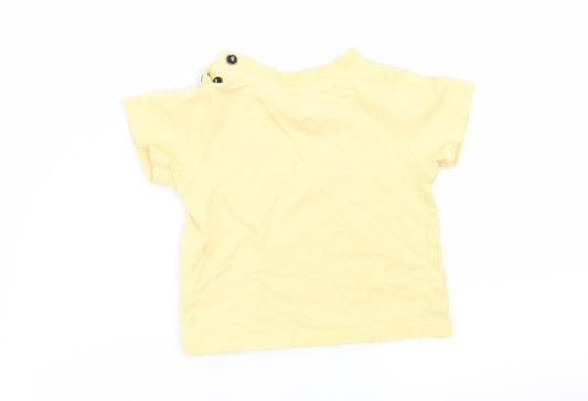 Timberland Boys Yellow Basic T-Shirt Size 6-9 Months