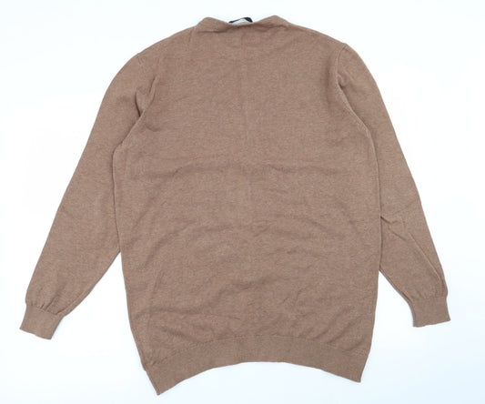 Asda George Mens Brown   Pullover Jumper Size XL