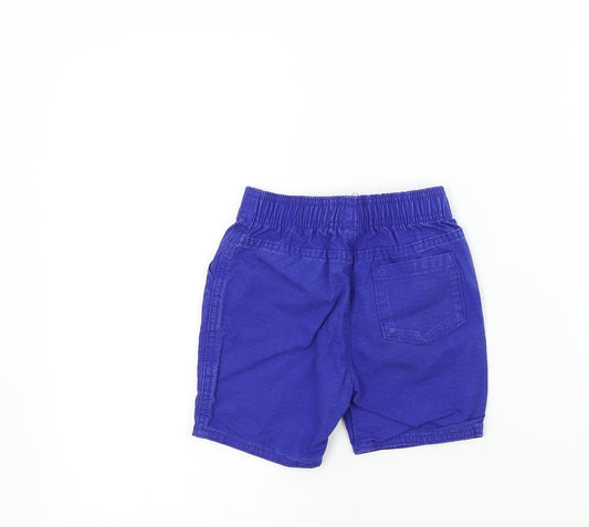 TU Boys Blue Colourblock Cropped Trousers Size 12-18 Months