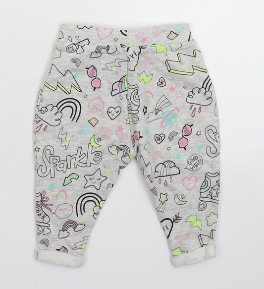 TU Baby Grey Sweatpants Trousers Size 9-12 Months