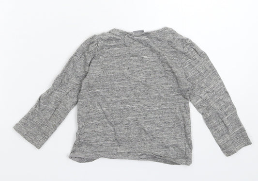 NEXT Baby Grey Basic T-Shirt Size 12-18 Months