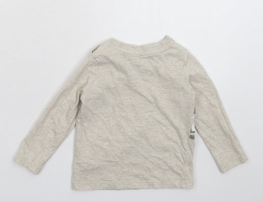 F&F Baby Grey Basic T-Shirt Size 9-12 Months