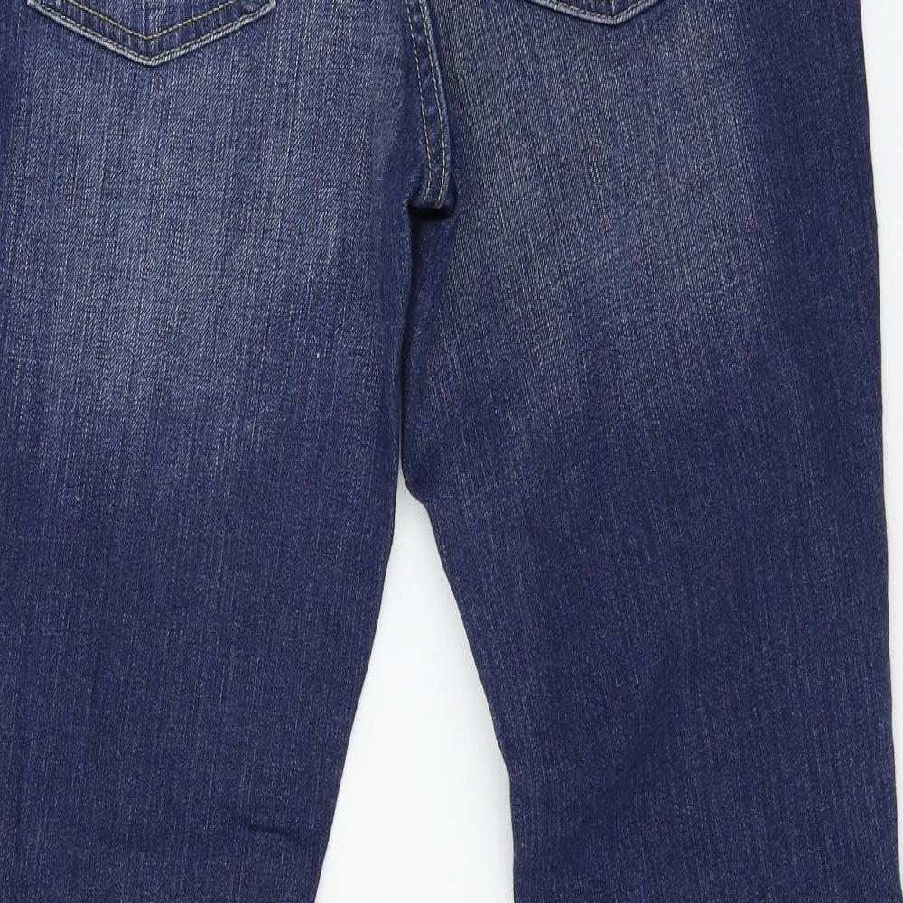 Gap Womens Blue Denim Straight Jeans Size 34 in L28 in