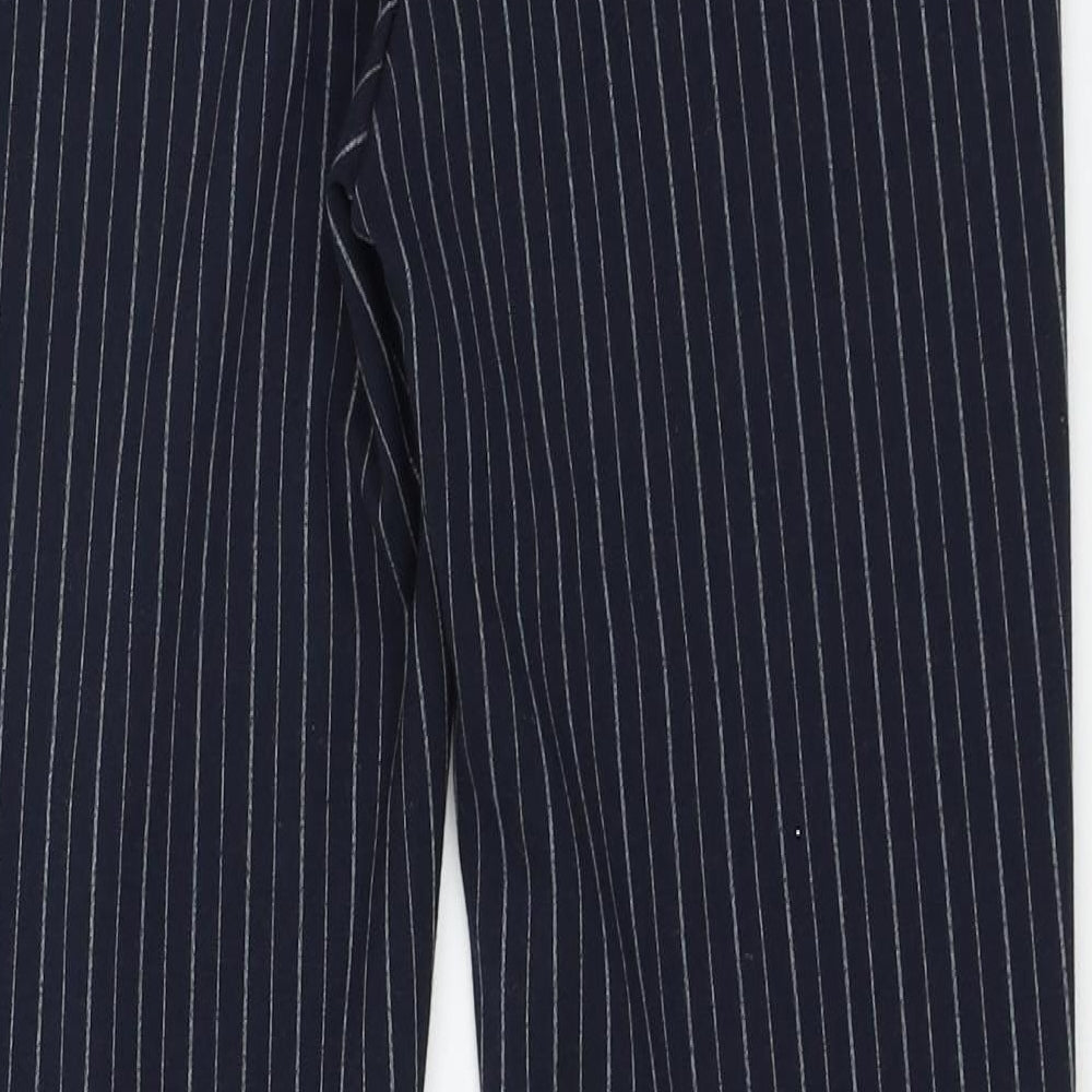 Womens UK Size 8 Marks and Spencer Regular Fit Blue Trousers