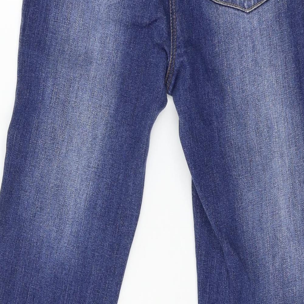 Soith Womens Blue Denim Straight Jeans Size 10 L26 in