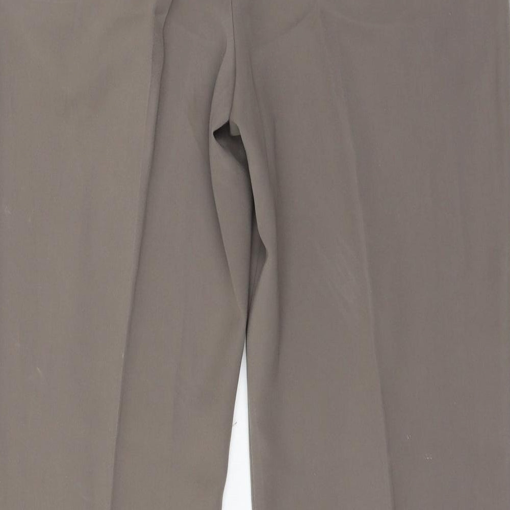 Womens UK Size 12 Per Una Regular Fit Brown Trousers