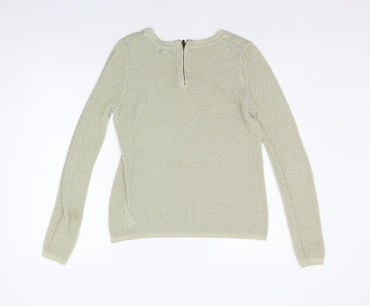 Womens UK Size 10 NEXT Gold Pullover Jumper