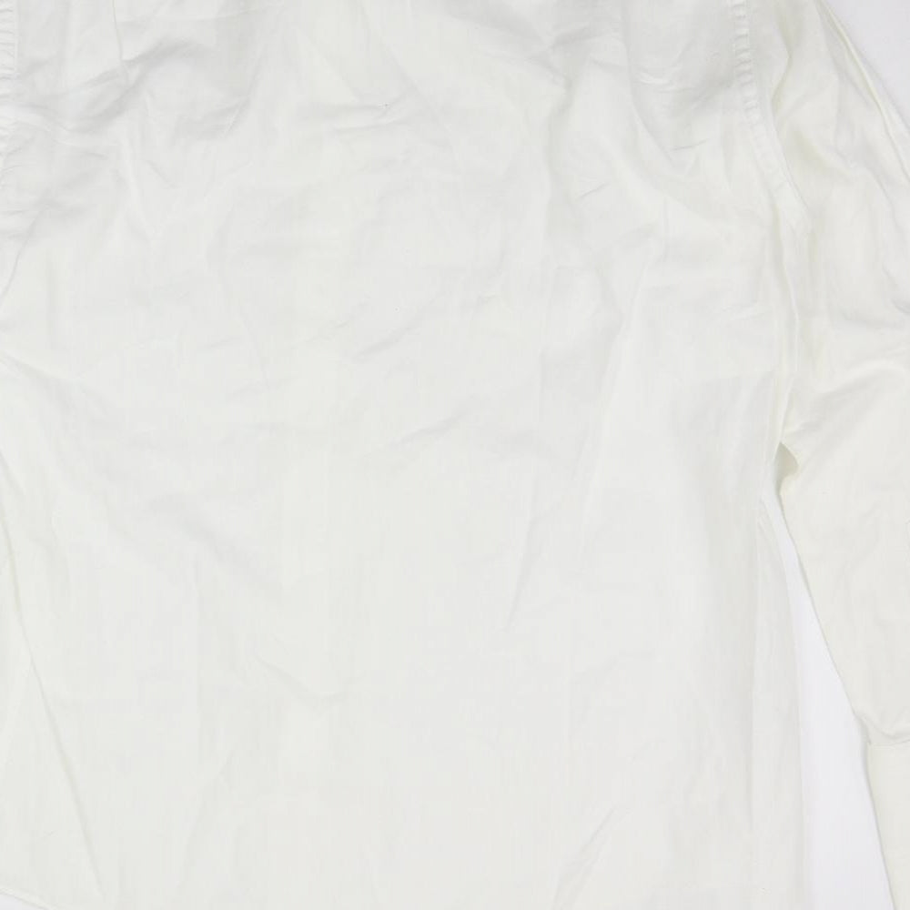 ARMANDO Mens White Button-Up Size 15.5