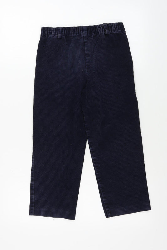 Preworn Boys Blue Corduroy Straight Jeans