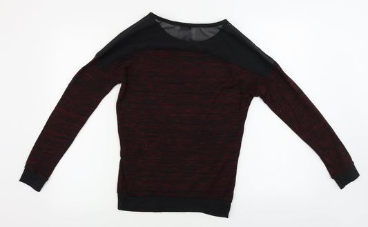 Womens UK Size 8 New Look Red Pullover Jumper