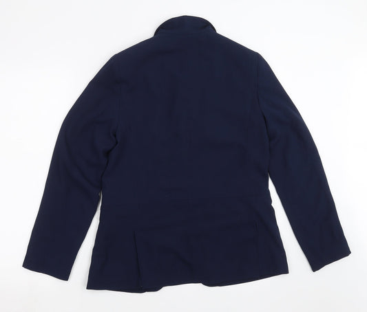 New Look Womens Blue Jacket Suit Jacket Size 12