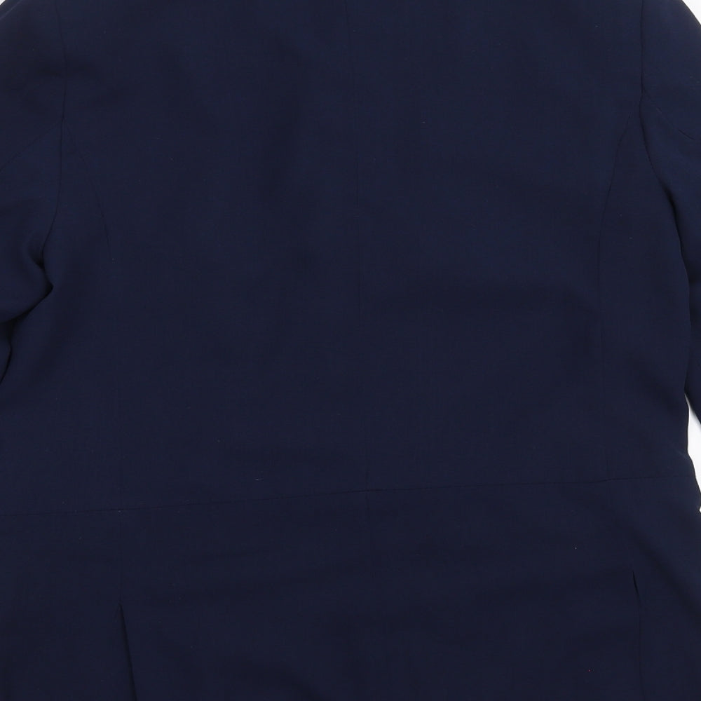 New Look Womens Blue Jacket Suit Jacket Size 12