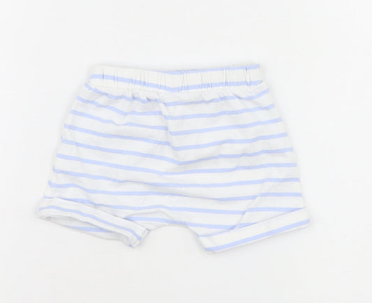 Matalan Baby Multicoloured Striped Cropped Trousers Size 3-6 Months